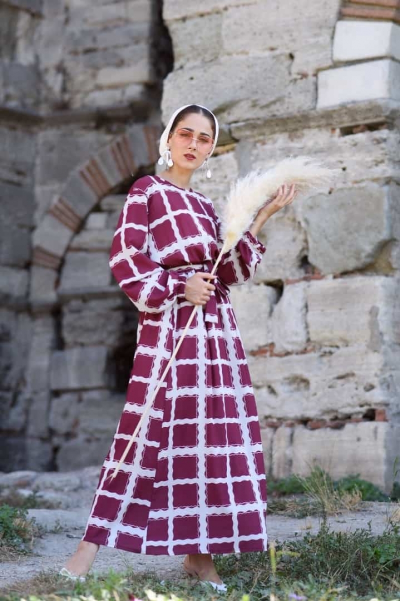 Mürdüm Pety Elbise