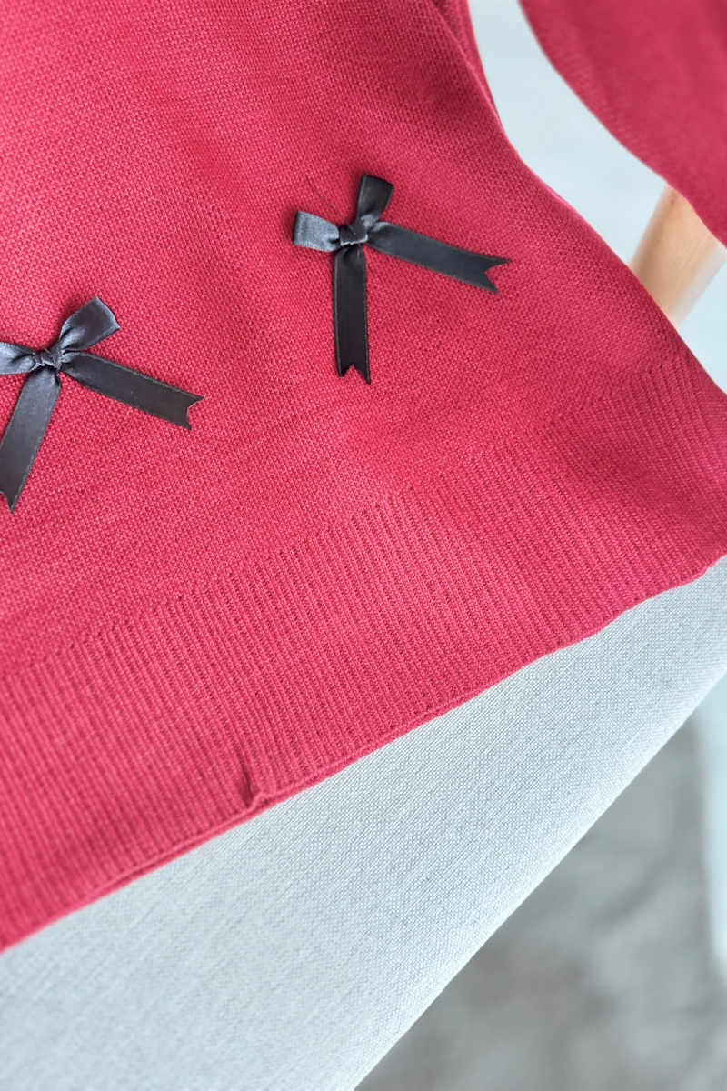 Pery Bordo Triko Kazak