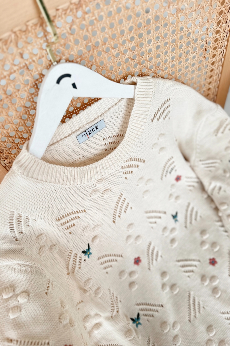 Pimenova Ekru Triko Kazak