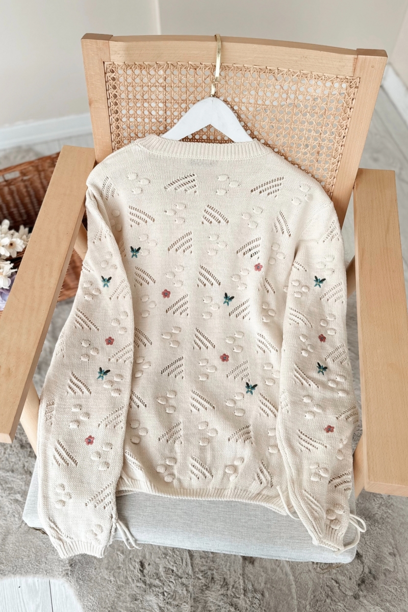 Pimenova Ekru Triko Kazak