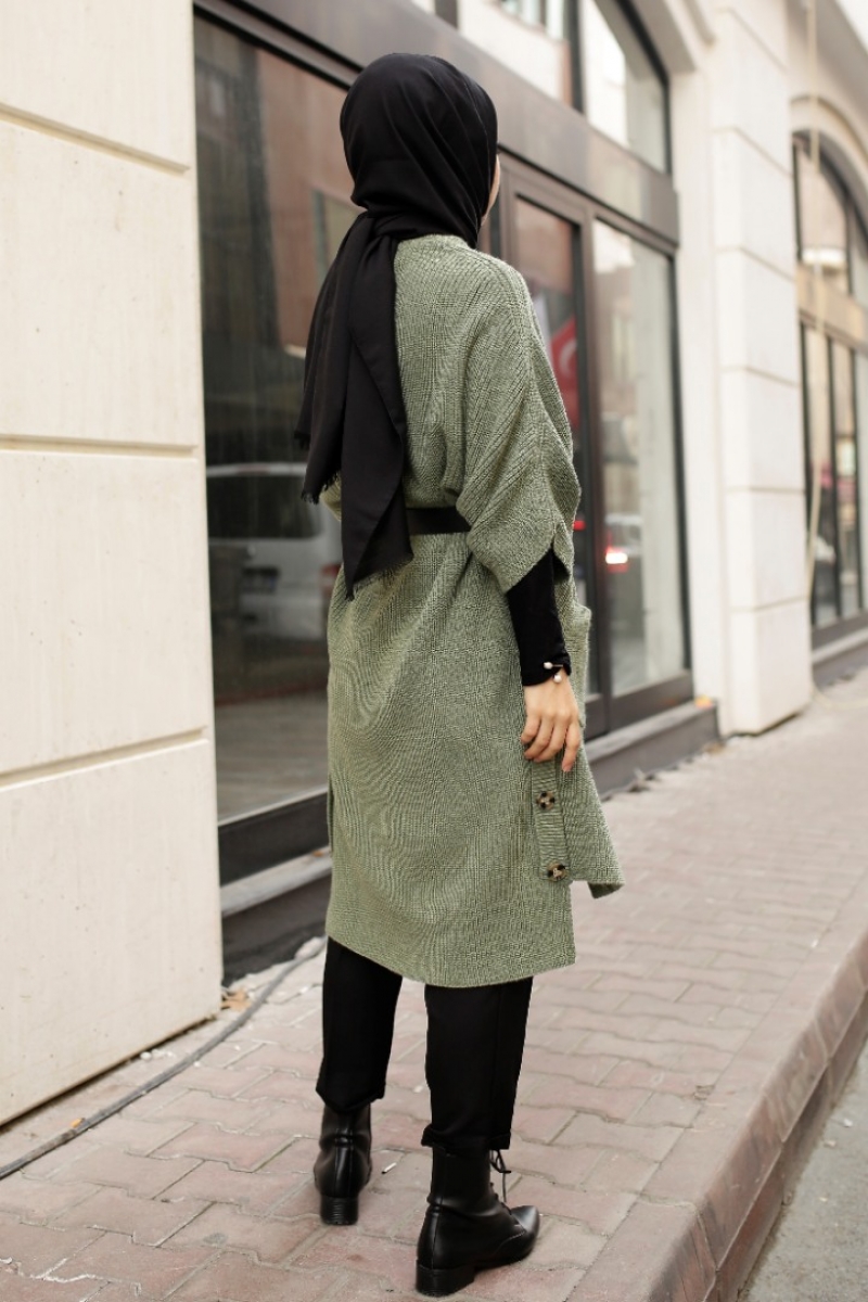 Pita Haki Triko Yelek