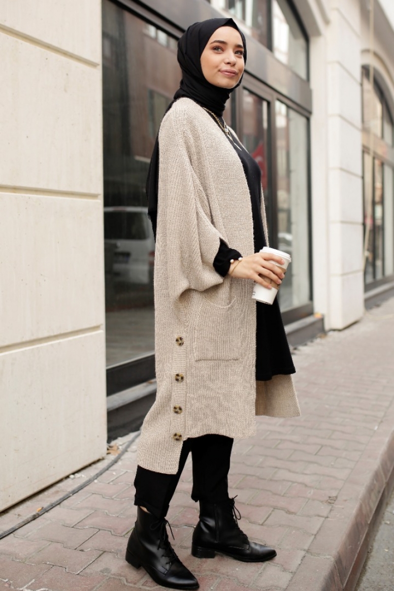 Pita Bej Triko Yelek