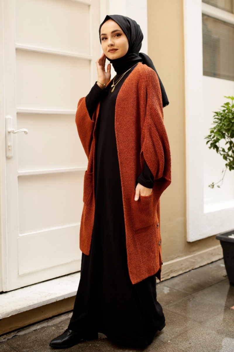 Pita Kiremit Triko Yelek