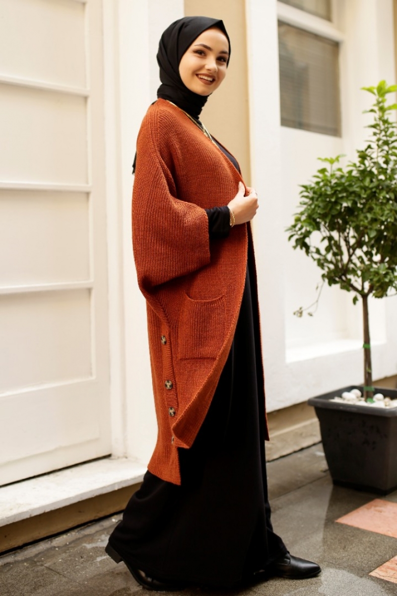 Pita Kiremit Triko Yelek