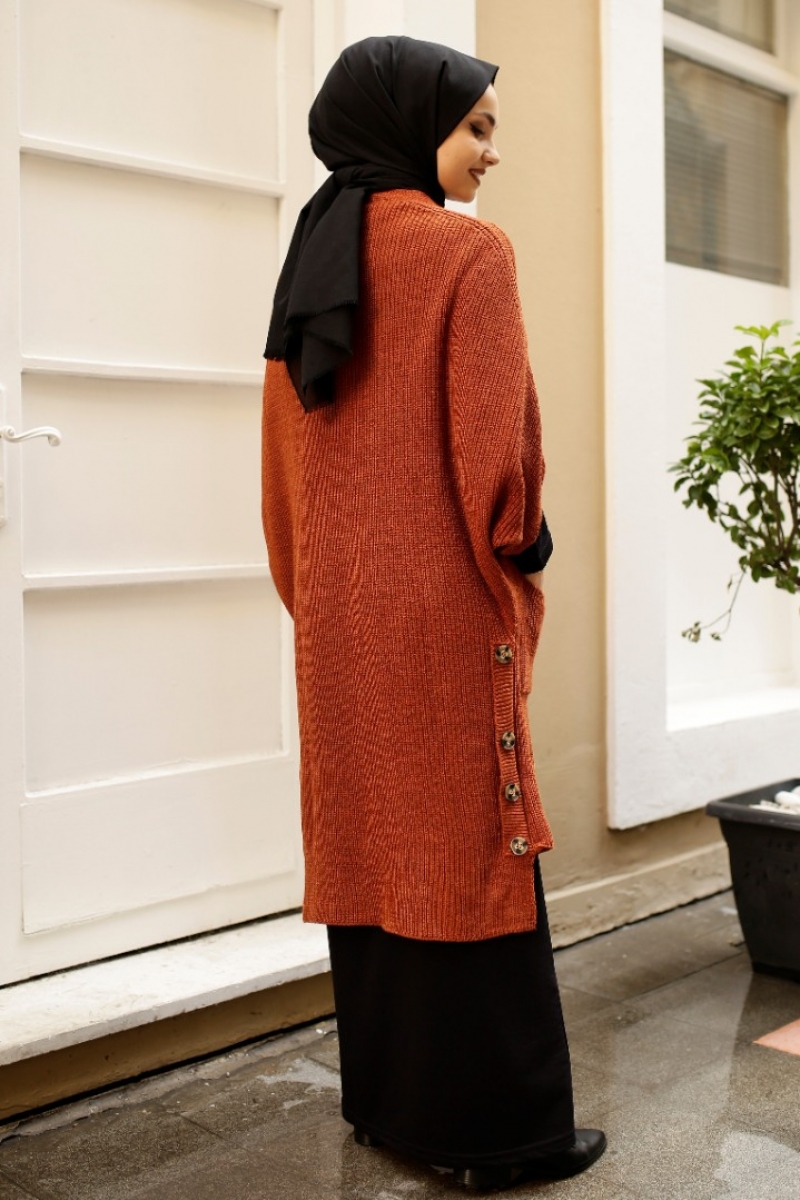 Pita Kiremit Triko Yelek