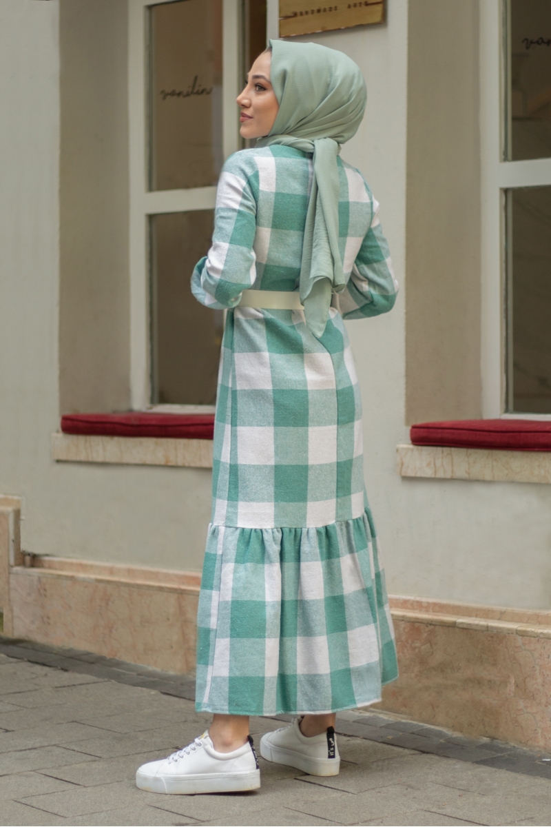 Poseidon Mint Yeşili Elbise