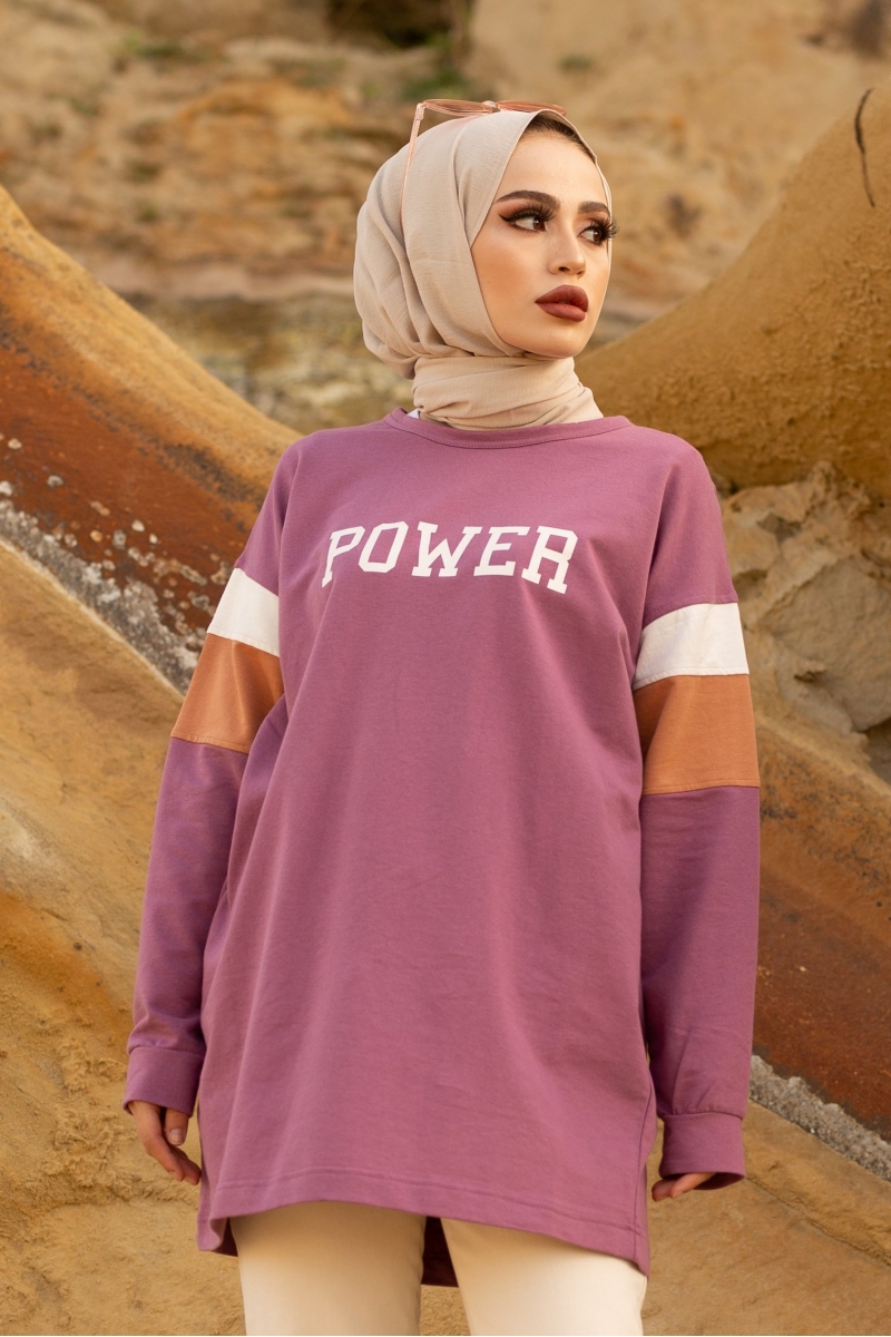 Power Gül Kurusu Sweat