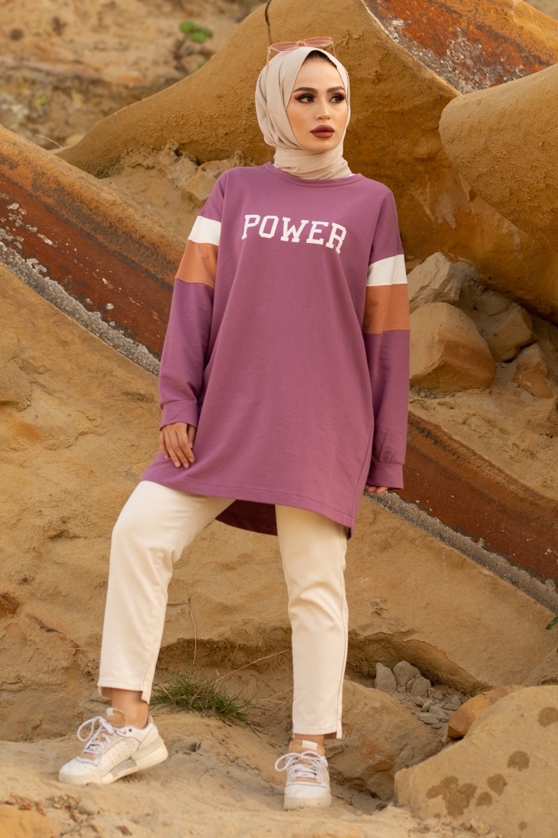 Power Gül Kurusu Sweat
