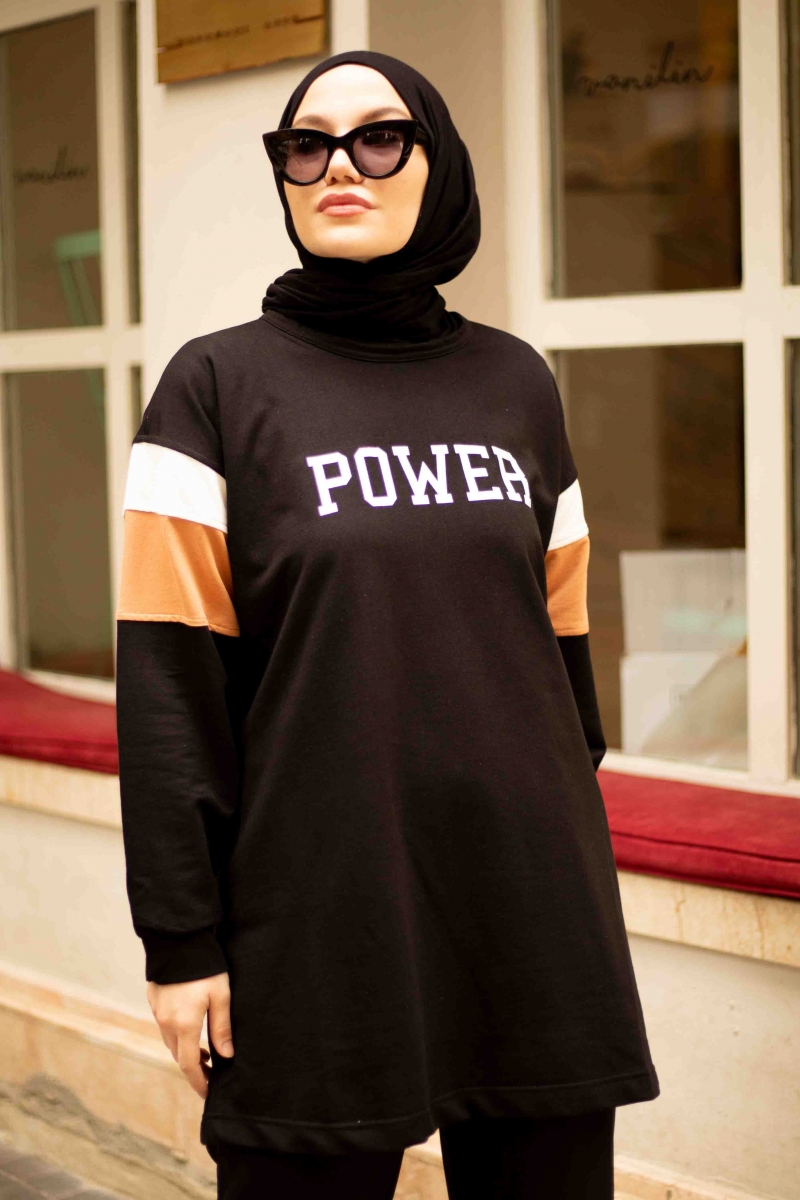 Power Siyah Sweat