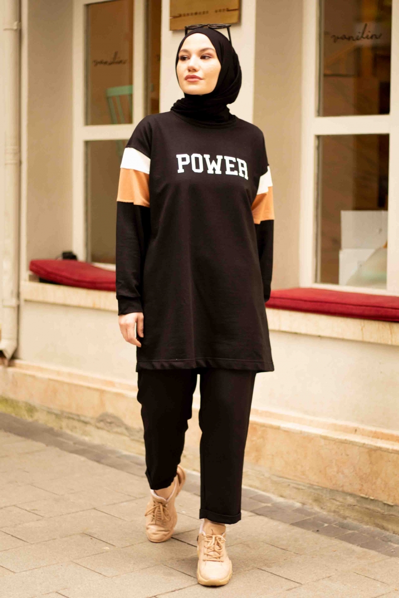 Power Siyah Sweat
