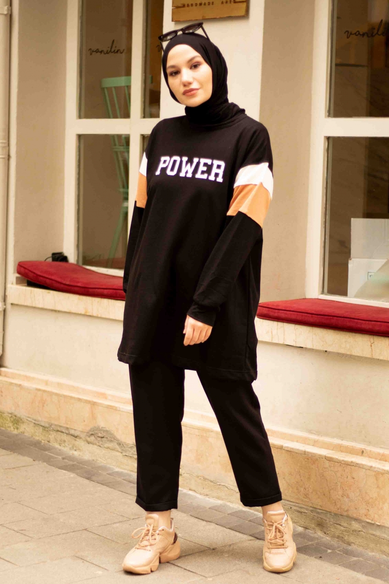 Power Siyah Sweat