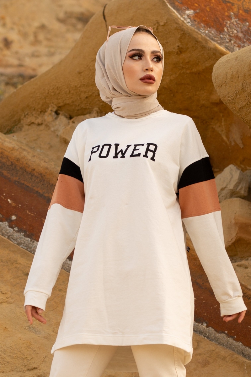 Power Ekru Sweat