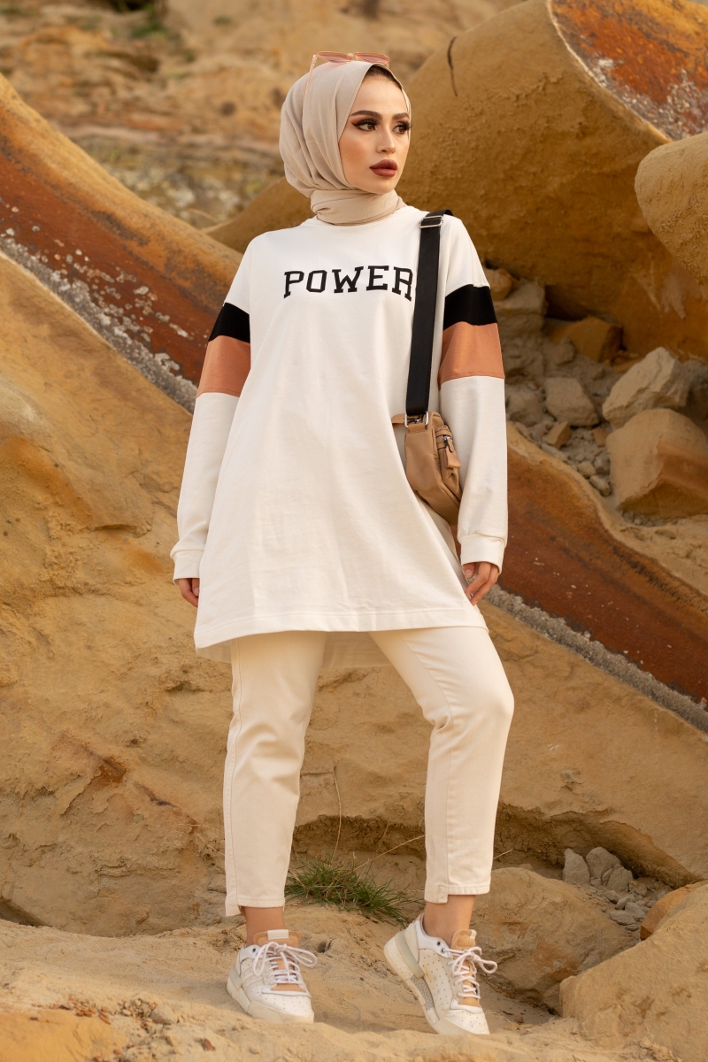 Power Ekru Sweat