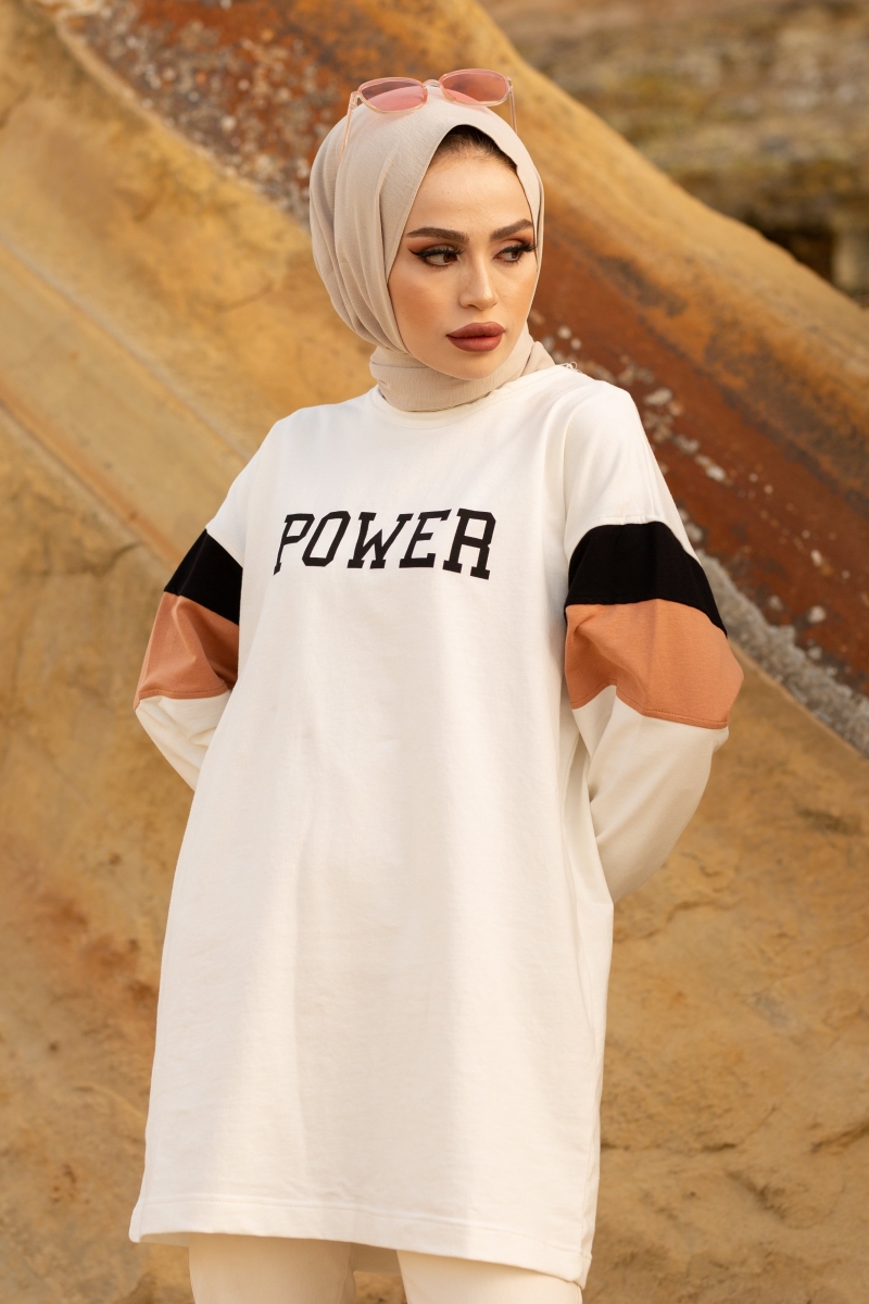 Power Ekru Sweat