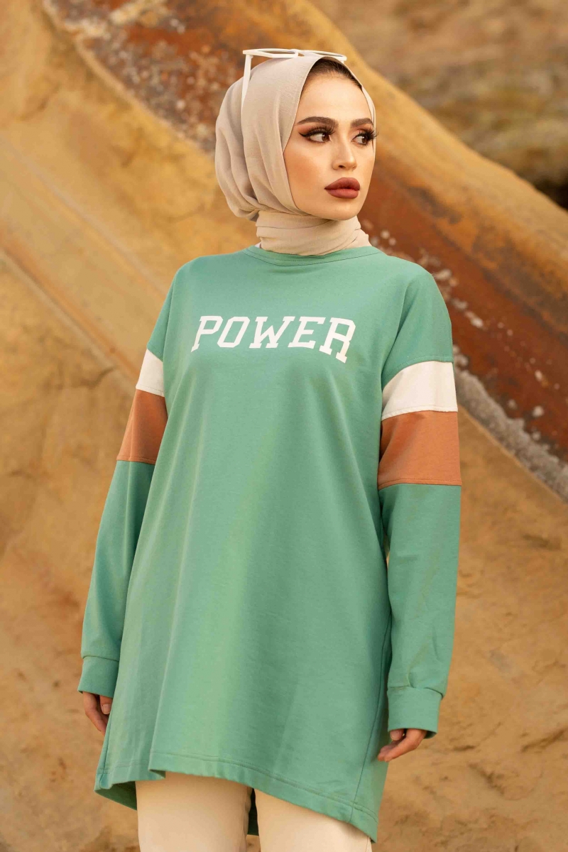 Power Mint Yeşili Sweat