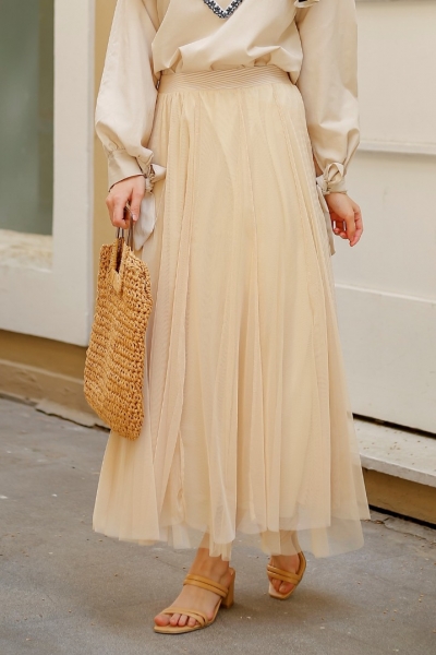 Prenses Bej Tül Etek