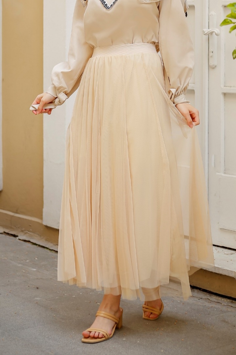 Prenses Bej Tül Etek