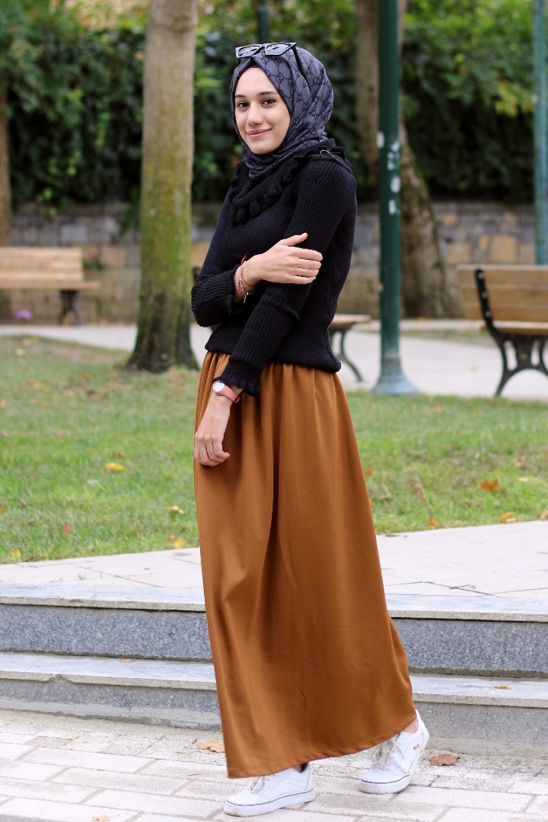 Prenses Camel Etek Kazak Kombin