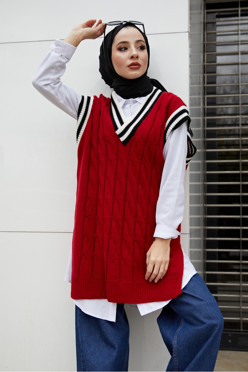 Prius Kırmızı Süveter