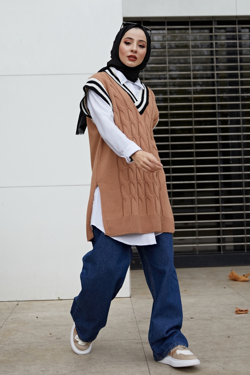 Prius Camel Süveter