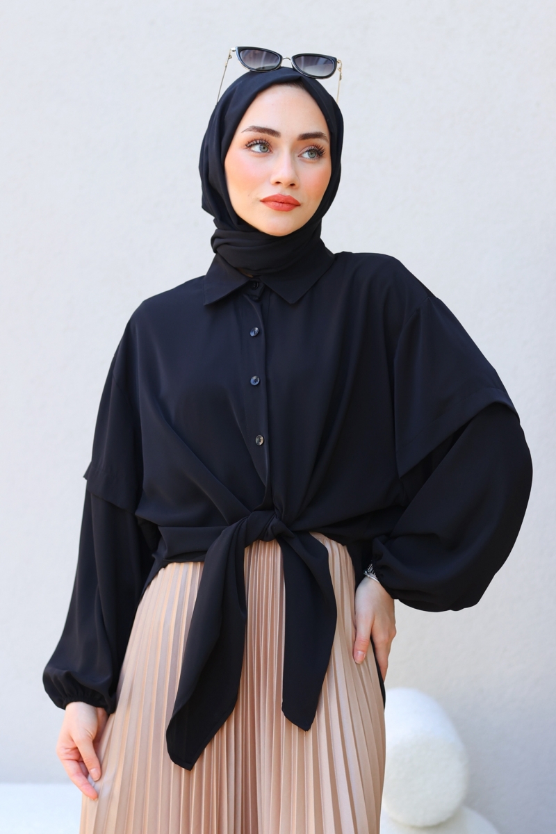 Ramsei Siyah Gömlek