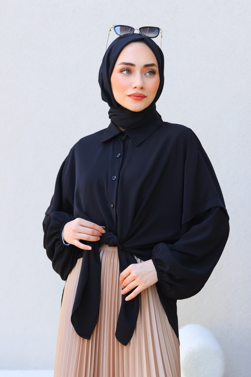 Ramsei Siyah Gömlek