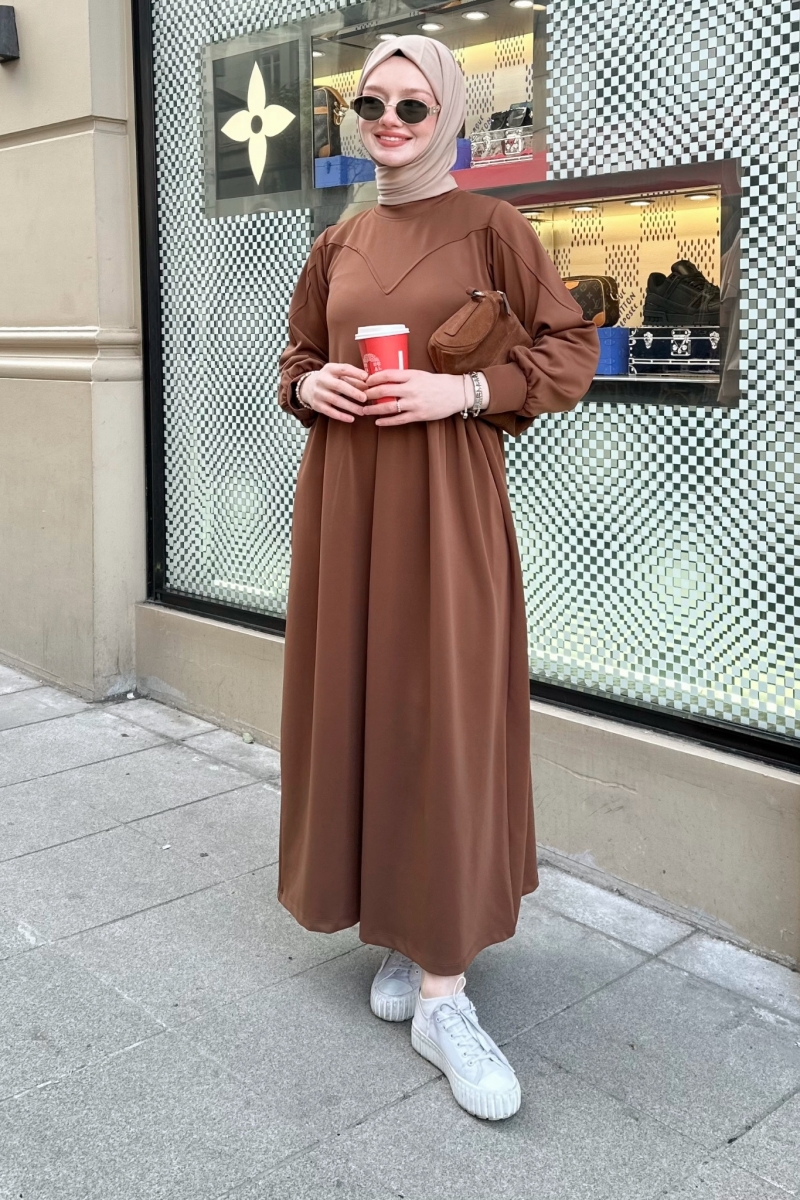 Ranas Acı Kahve Elbise