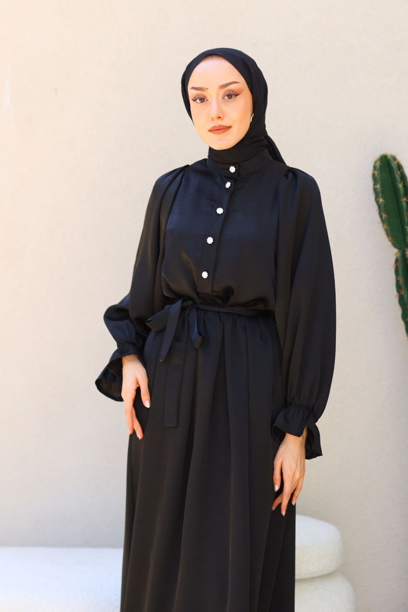 Rens Siyah Elbise