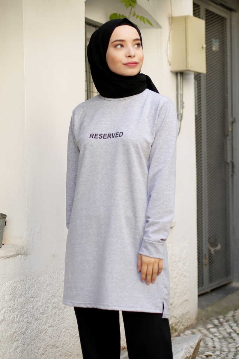 Reserved Açık Gri Sweat