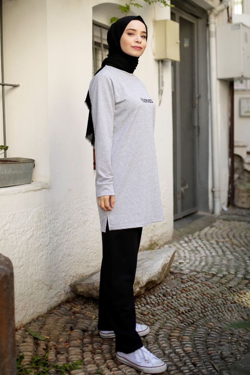 Reserved Açık Gri Sweat