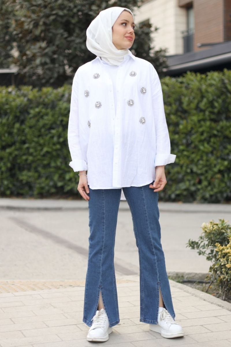 Riona Kot Mavi Pantolon