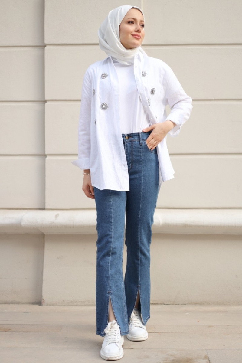 Riona Kot Mavi Pantolon