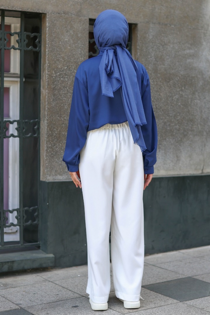 Robert Beyaz Pantolon