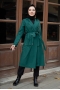 Robin Zümrüt Yeşili Trençkot