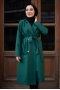 Robin Zümrüt Yeşili Trençkot
