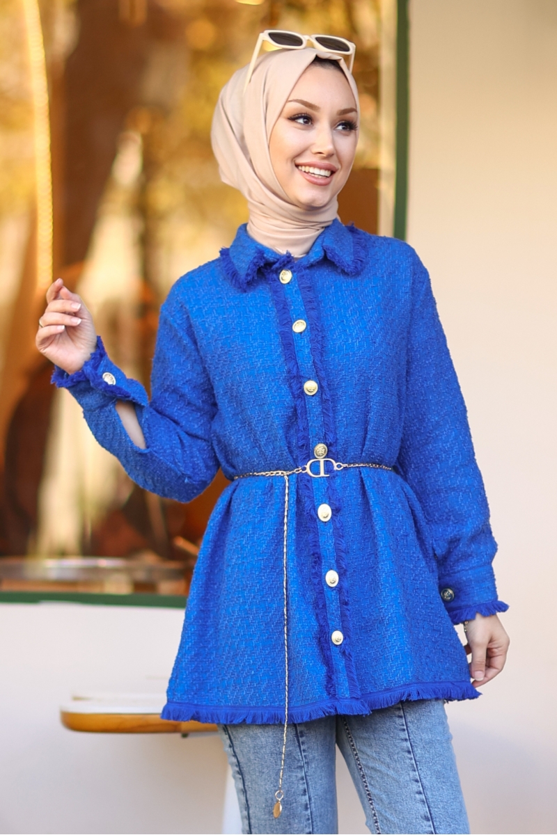 Rode Saks Mavi Ceket