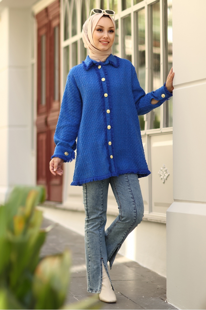 Rode Saks Mavi Ceket