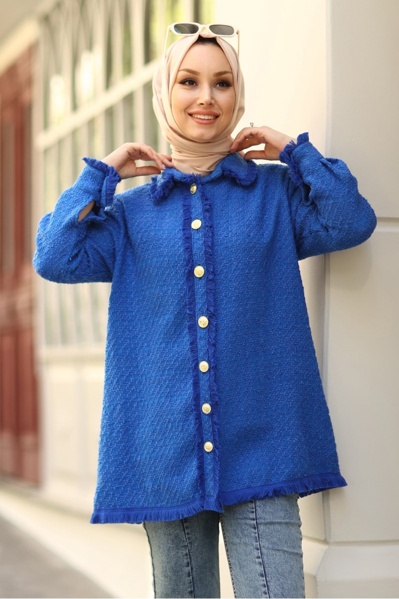 Rode Saks Mavi Ceket