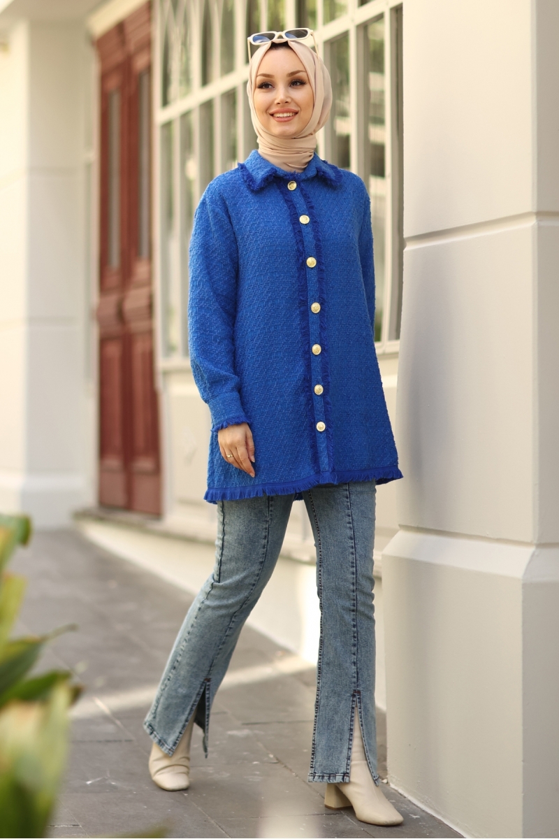 Rode Saks Mavi Ceket