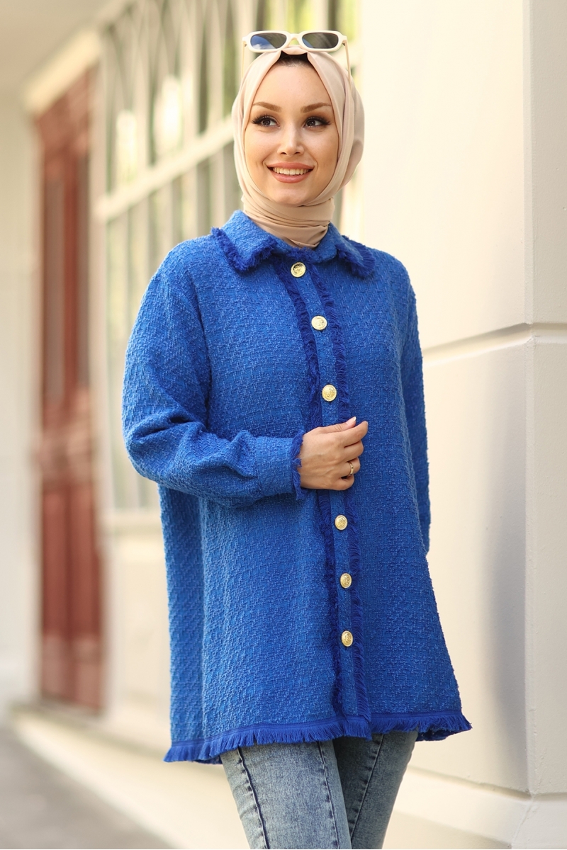 Rode Saks Mavi Ceket