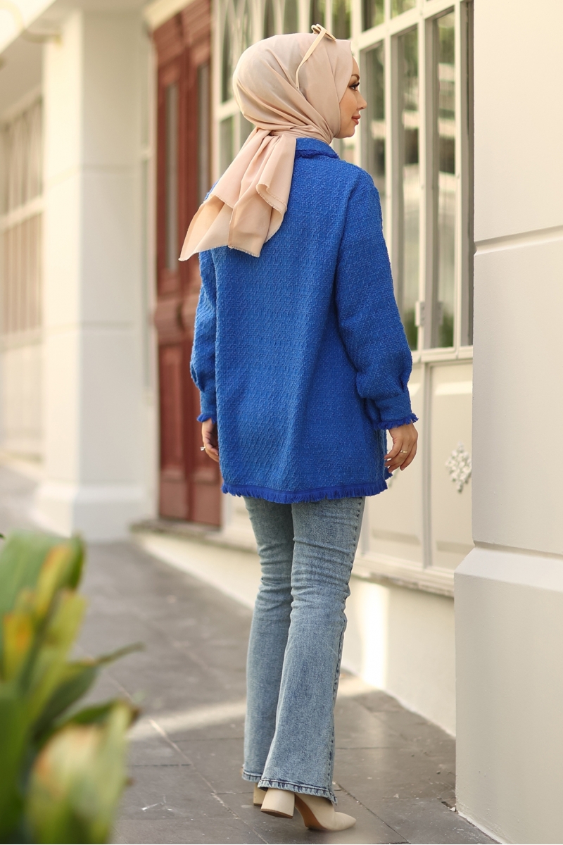 Rode Saks Mavi Ceket