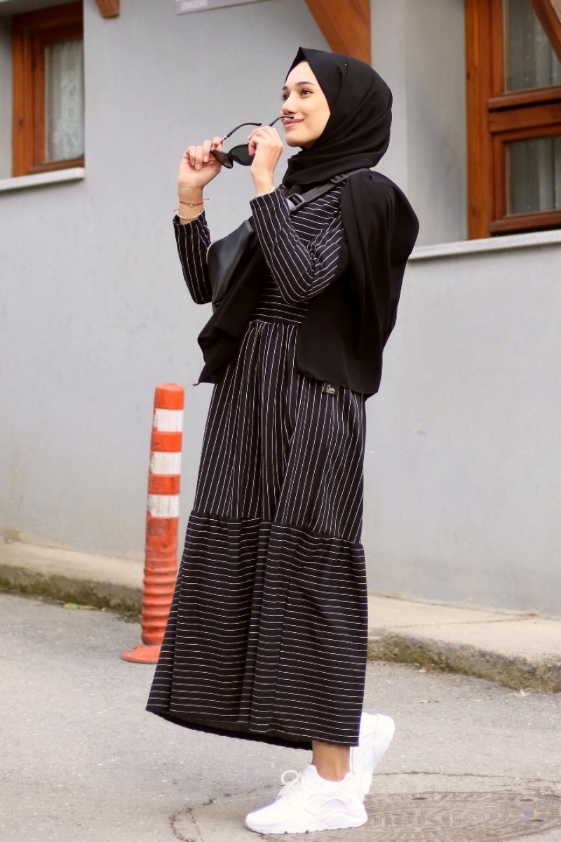 Roma Siyah Elbise