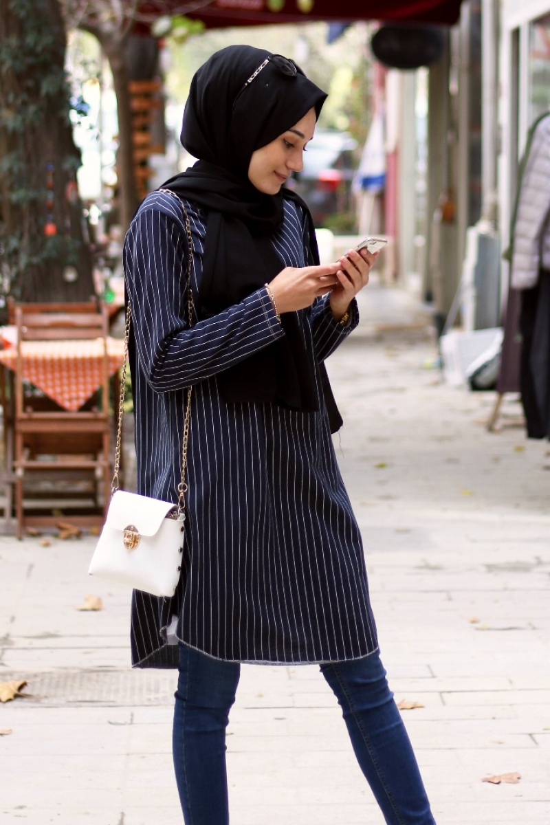 Roma Lacivert Tunik