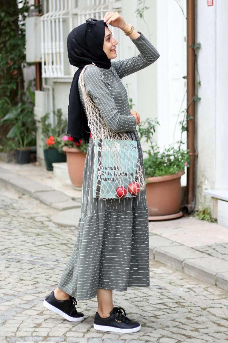Roma Haki Elbise