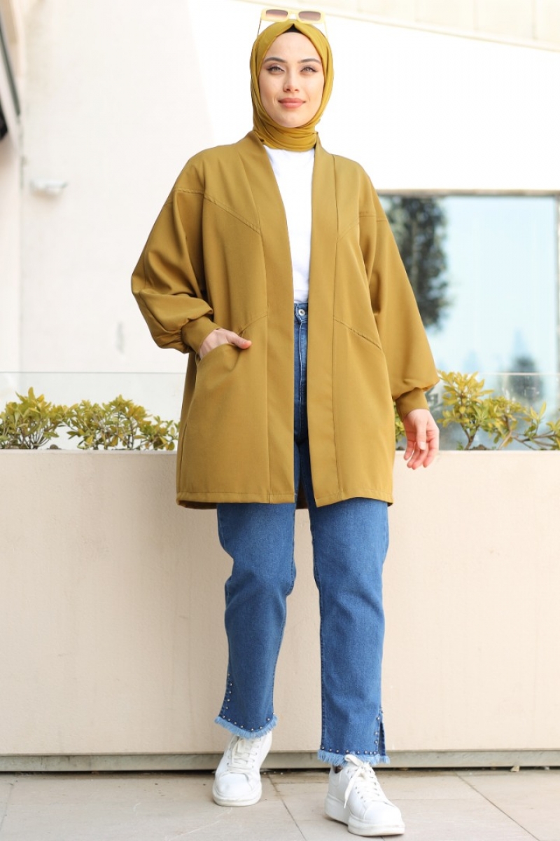 Ronin Yağ Yeşili Ceket