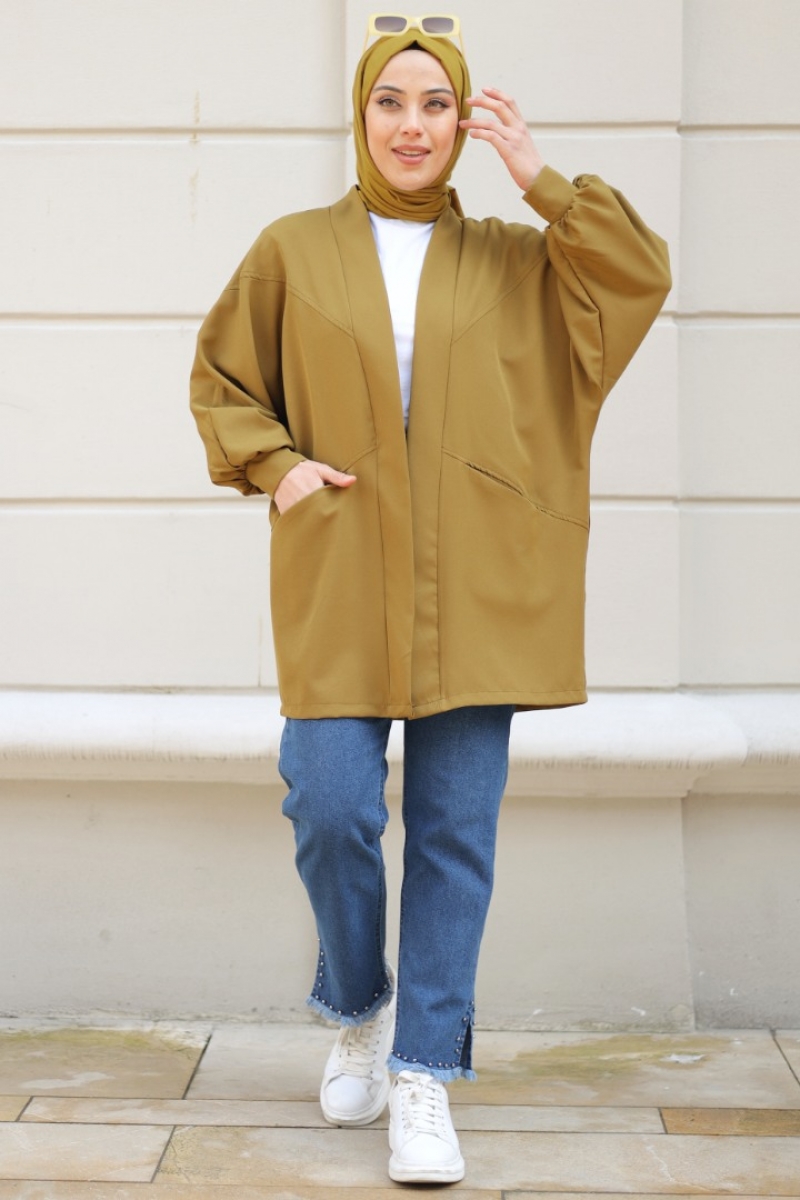 Ronin Yağ Yeşili Ceket