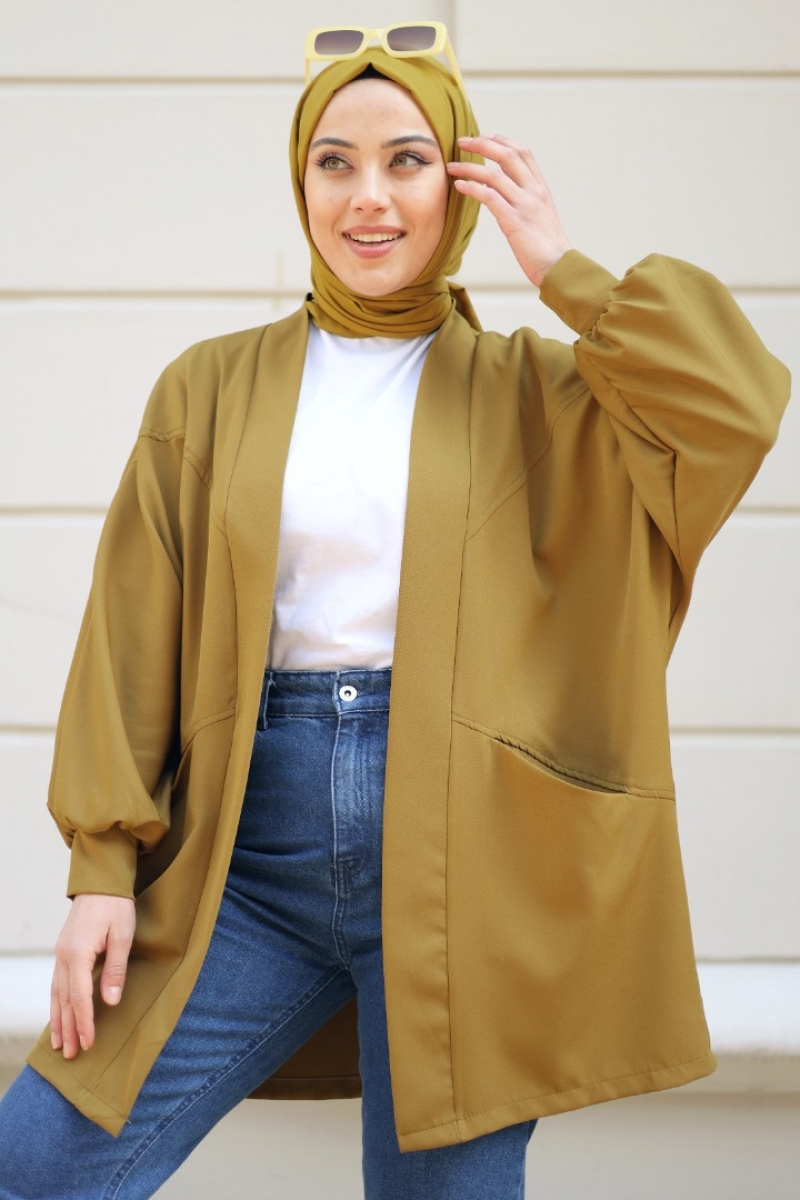 Ronin Yağ Yeşili Ceket