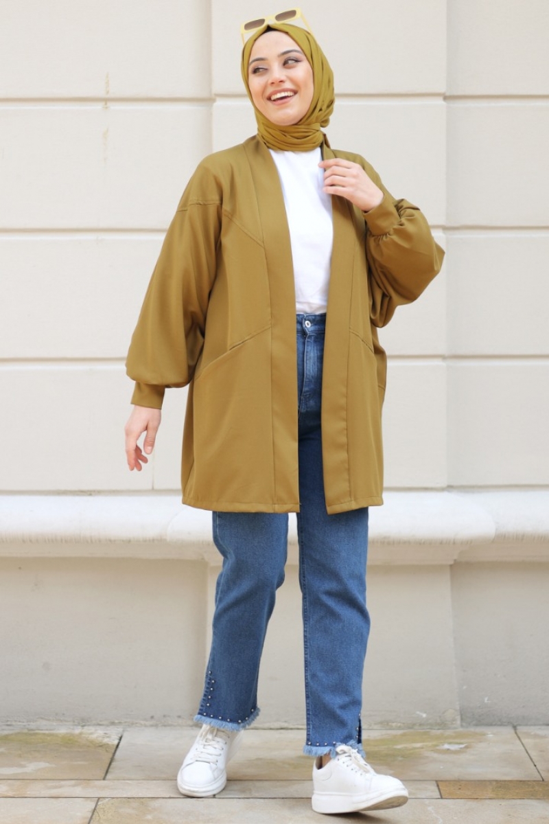 Ronin Yağ Yeşili Ceket