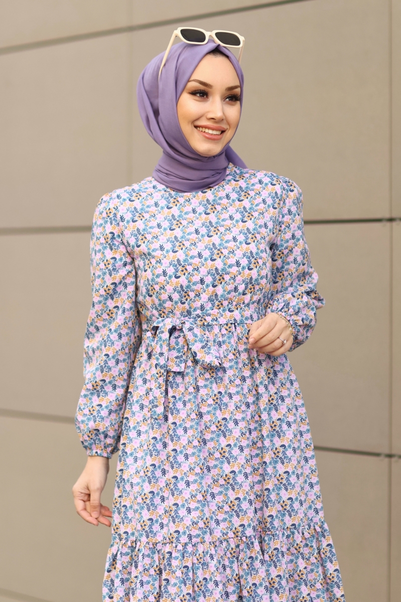 Roza Lila Elbise