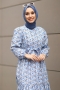 Roza Mavi Elbise